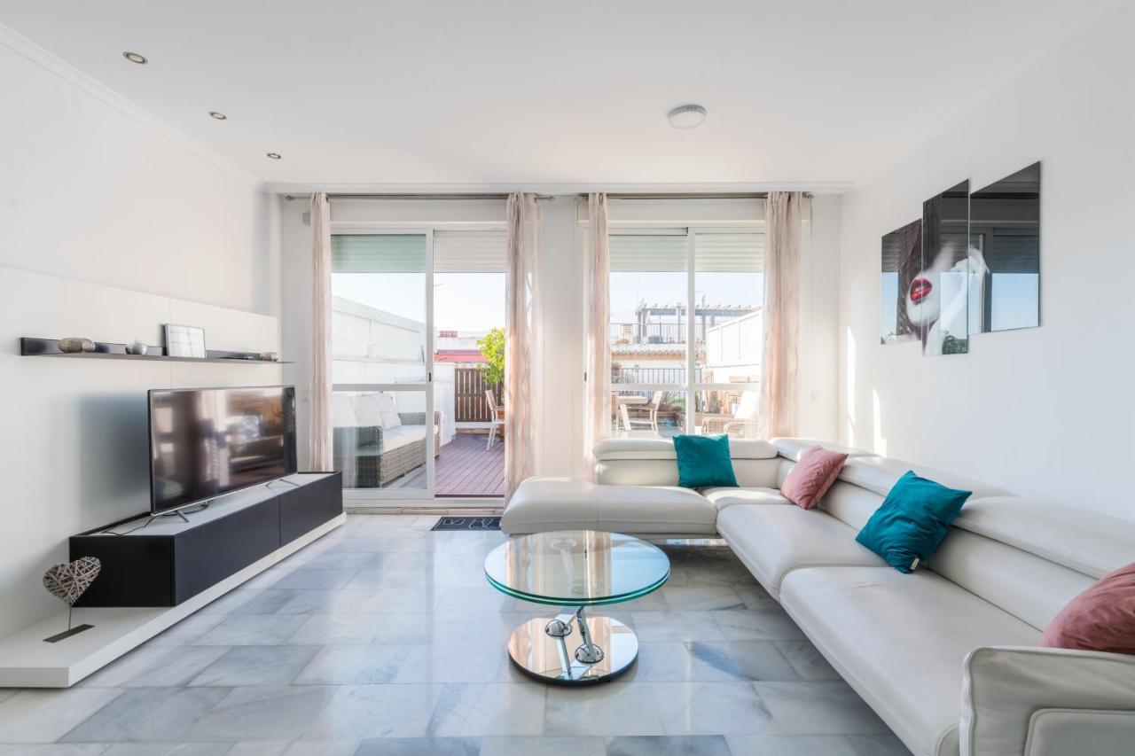 Luxury Duplex 200 M2 Terrace Parking StayinSevilla Exteriör bild